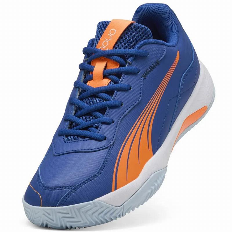 Zapatillas Puma Nova Smash Azul Naranja