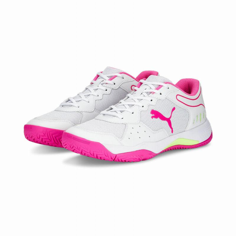 Puma Solarsmash RCT White Fuchsia Women's Sneakers