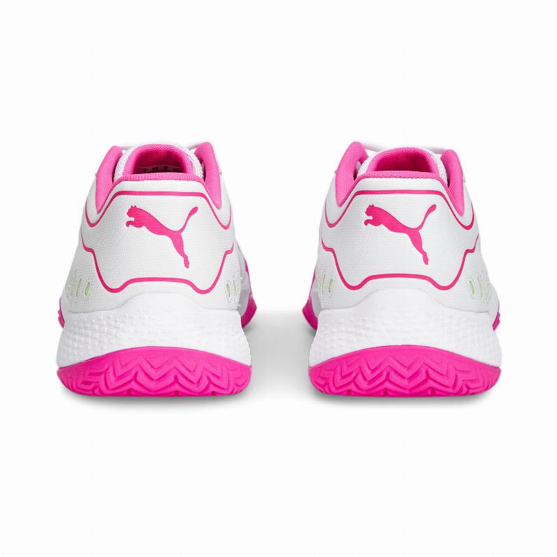 Puma Solarsmash RCT White Fuchsia Women's Sneakers