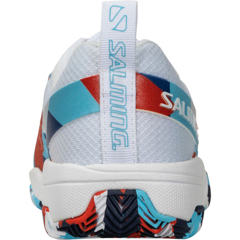 Salming Rebel Camo White Red Blue Sneakers