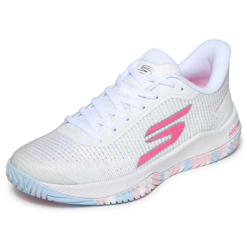 Zapatillas Skechers Viper Court Pro 2.0 Blanco Mujer