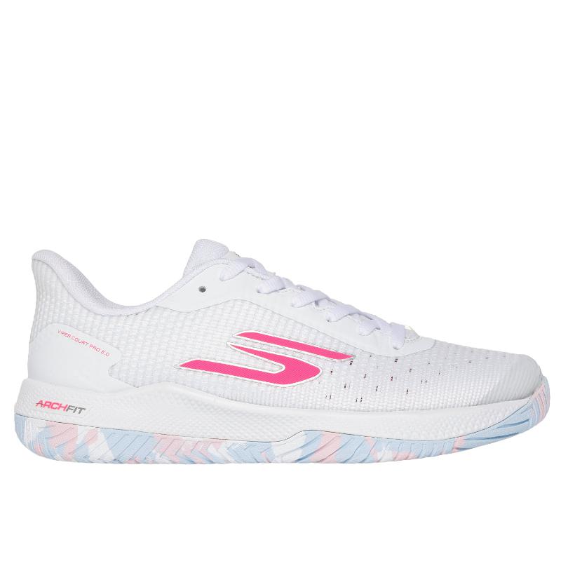 Zapatillas Skechers Viper Court Pro 2.0 Blanco Mujer