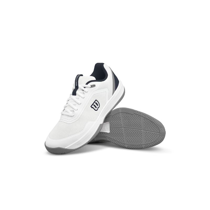 Zapatillas Wilson Courtglide Blanco Azul Marino Gris
