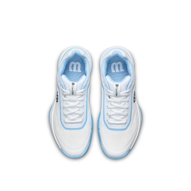 Zapatillas Wilson Courtglide Padel Blanco Azul Mujer
