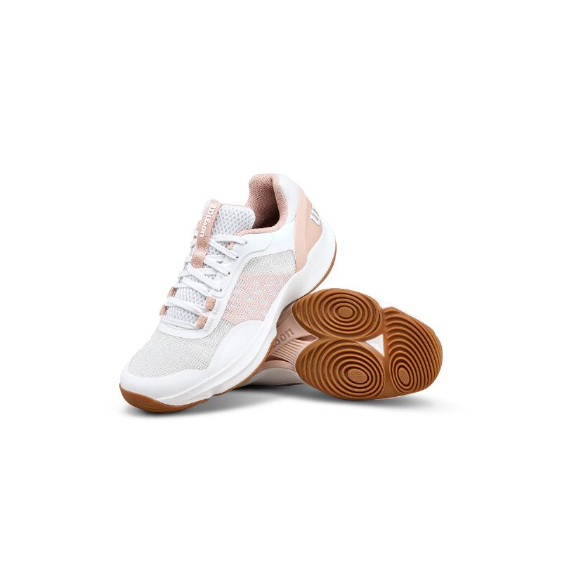 Zapatillas Wilson Hurakn Pro V2 Blanco Rosa Mujer