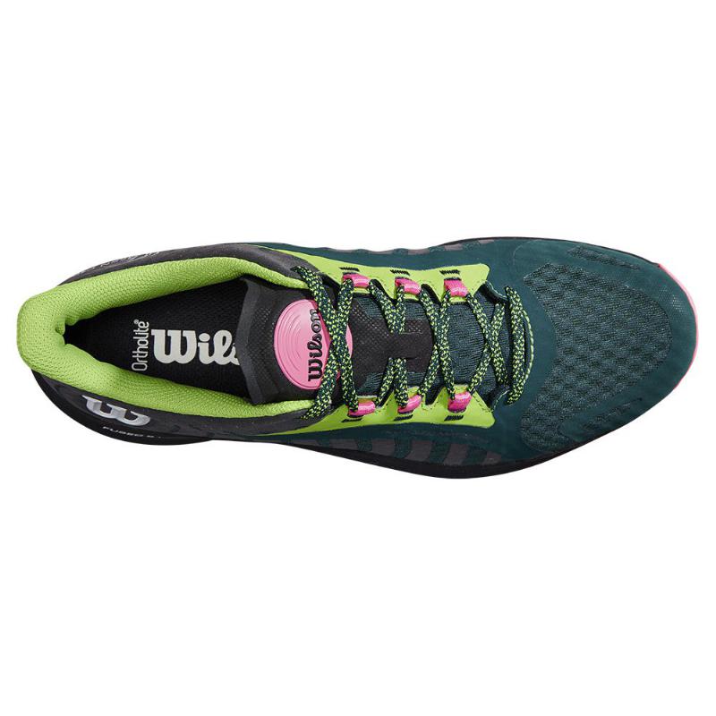 Wilson Hurakn Pro Green Black Women's Shoes