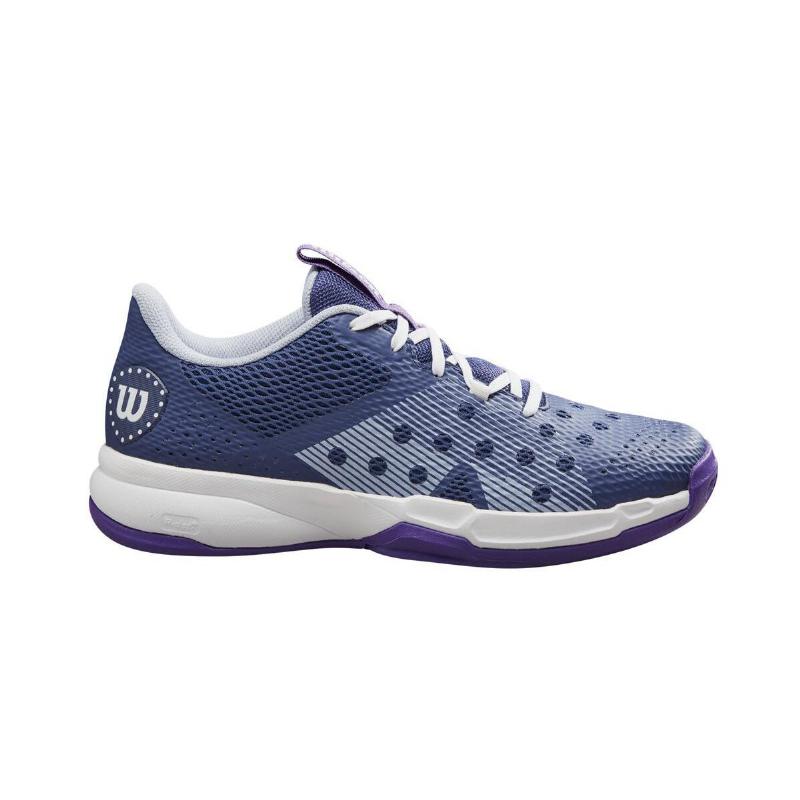 Wilson Hurakn Team Cobalt Purple White Women's Sneakers