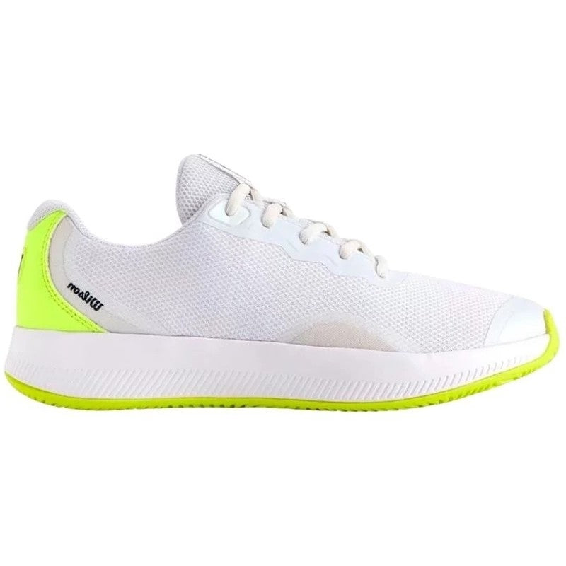 Zapatillas Wilson Intrigue Lite OZ Blanco Amarillo Mujer