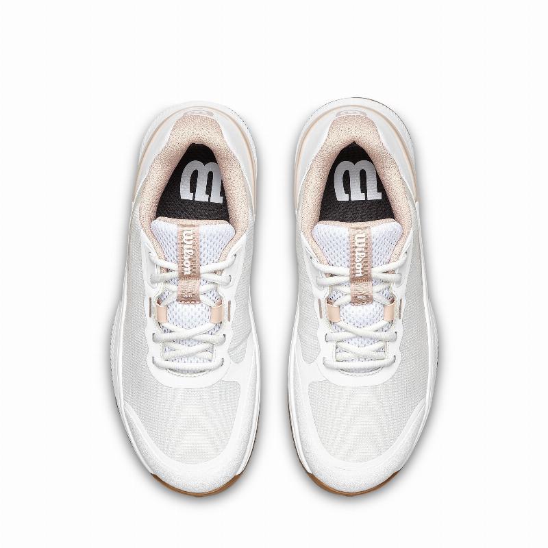 Zapatillas Wilson Intrigue Pro Clay Blanco Rosa Mujer