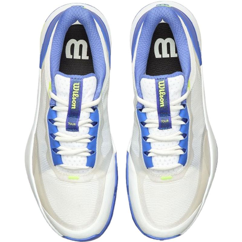 Zapatillas Wilson Intrigue Tour Padel Blanco Azul Mujer