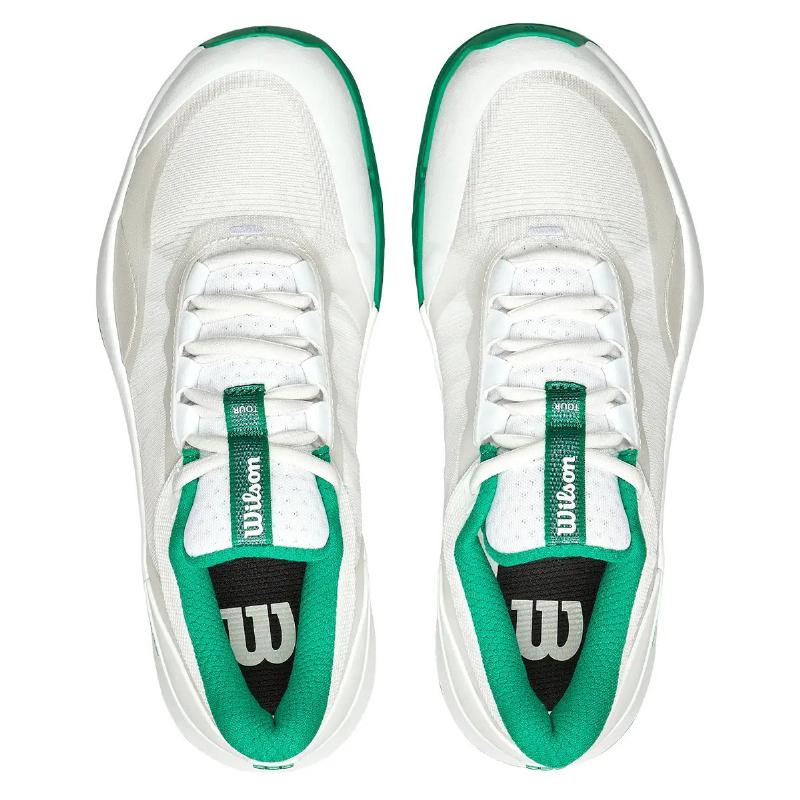 Zapatillas Wilson Intrigue Tour Padel Blanco Verde Mujer