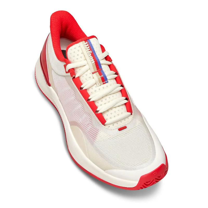 Zapatillas Wilson Intrigue Tour Tofu Rojo Mujer