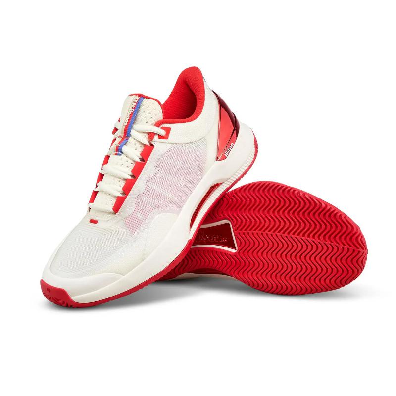 Zapatillas Wilson Intrigue Tour Tofu Rojo Mujer