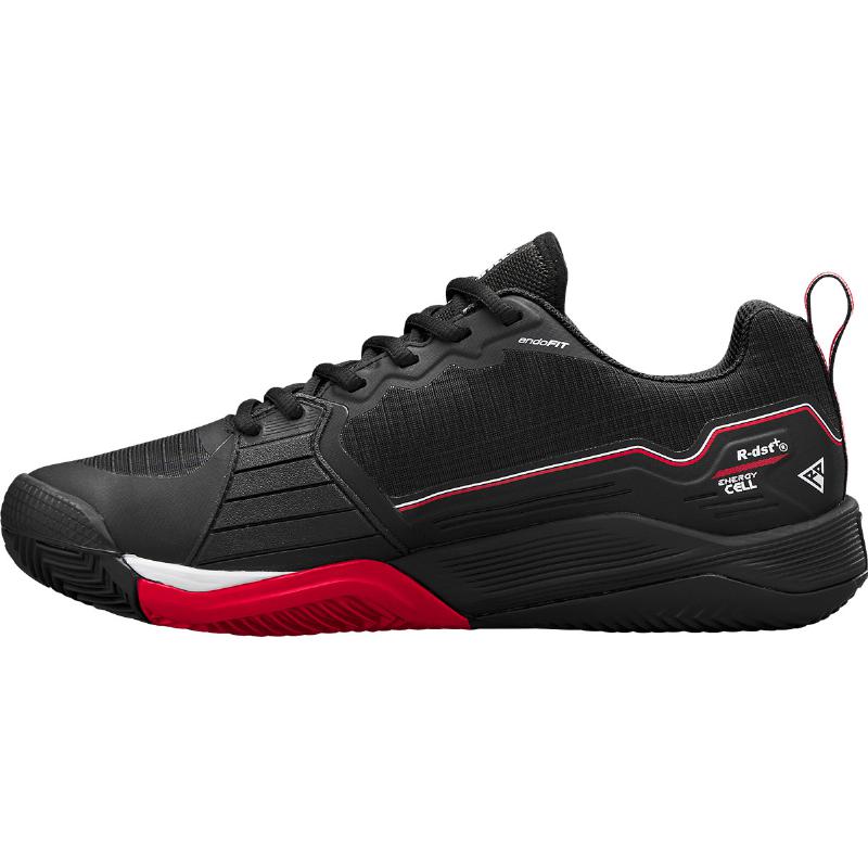 Zapatillas Wilson Rush Pro 4.5 Clay Negro Rojo Blanco