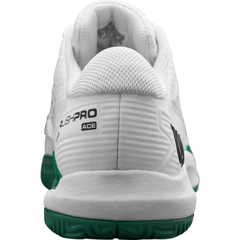 Zapatillas Wilson Rush Pro Ace Blanco Verde Junior